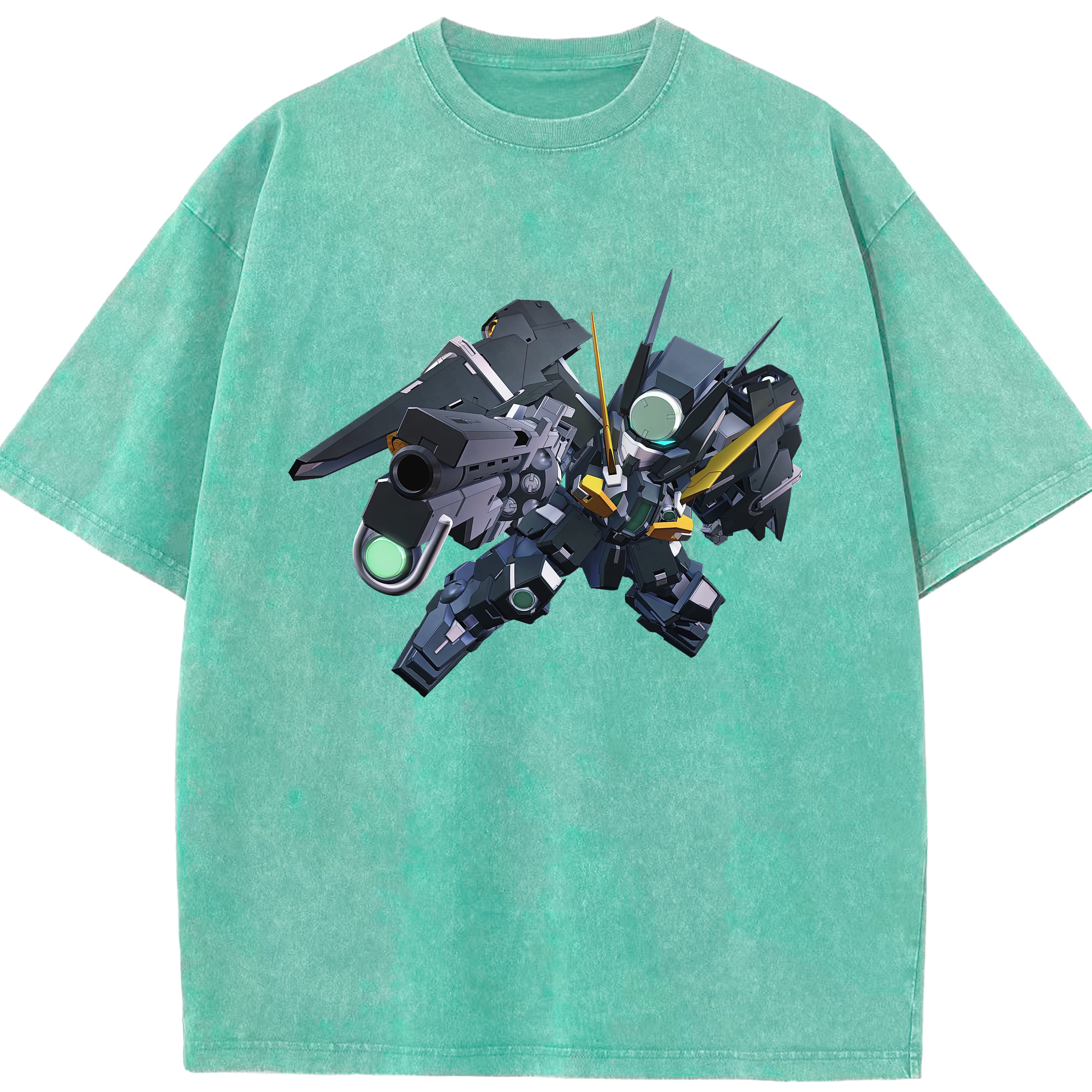 （画像用） 機動戦士ガンダム Mobile Suit Gundam 綿100% ヴィンテージ風 半袖Tシャツ（フロントプリント）